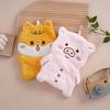Cute Animal Patterneds Children Hand Towels Microfiber Absorbent Quick Drying Hanging Washcloths