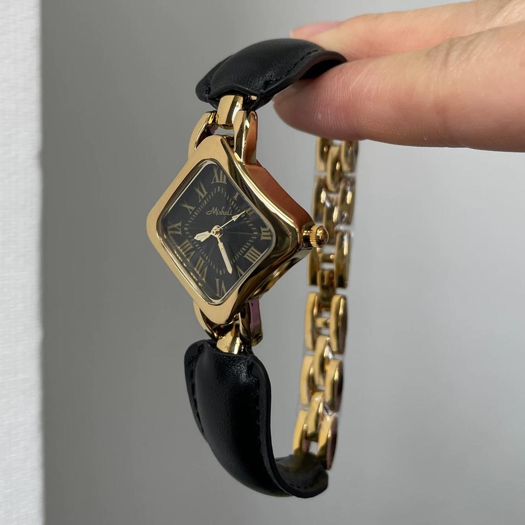 Retro Square Watch for Women, Light Luxury, Niche New Model for Women, Authentic Brand, Bracelet Style Women's Watch