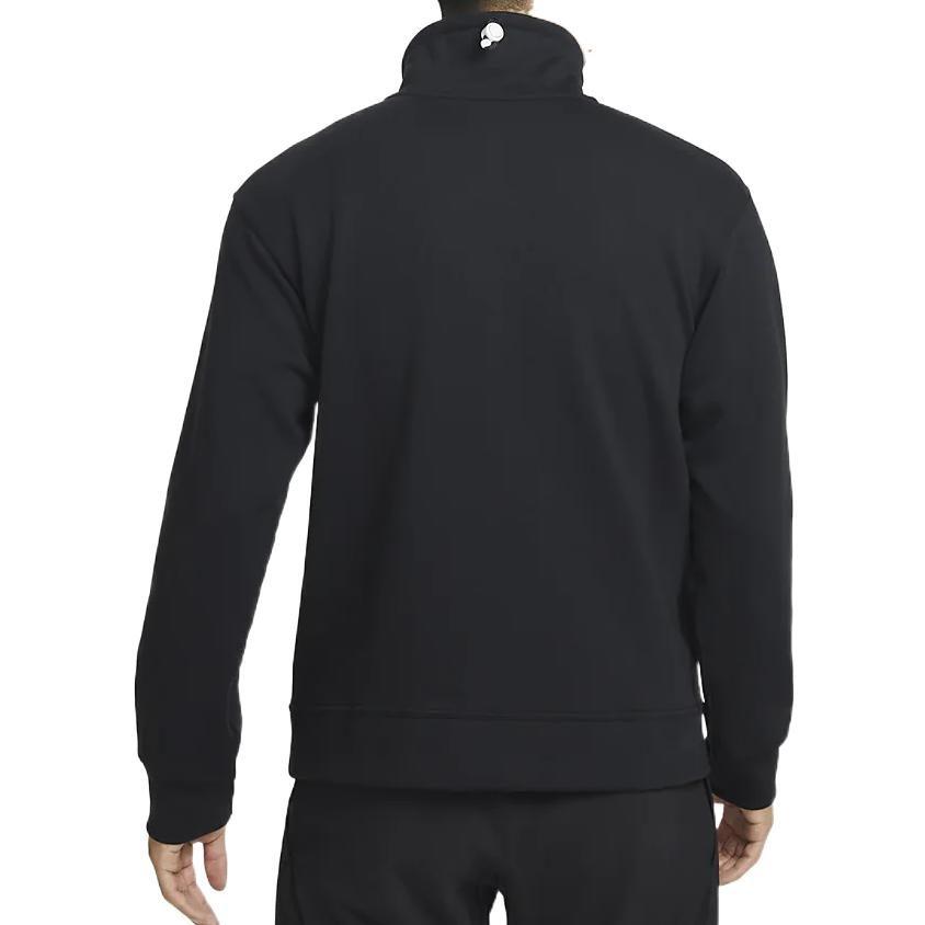 Nike Sweatshirts Men's Black Stand Collar Moderate Regular DQ6698-010