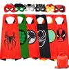 Children & Adults Hero Capes: Captain America, Superman, Iron Man Shawls