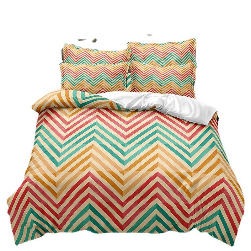 Fashion Technology Printing, 3D Digital Printing, Bedding, Duvet Covers, Pillowcases, Three-piece Sets