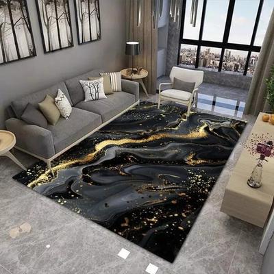 Nordischer Moderner Abstraktionsdruck Großer Teppich für Wohnzimmerdekor Sofa Teppich Couchtisch Bodenmatte Schlafzimmer Rutschfeste Weiche Matte