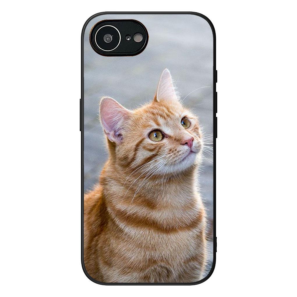 Soft Cover for Samsung Galaxy S25 S24 S23 FE Plus Ultra S7 Edge A16 A15 5G S25+ Coque Phone Case Meow Eyes Kitten Cat