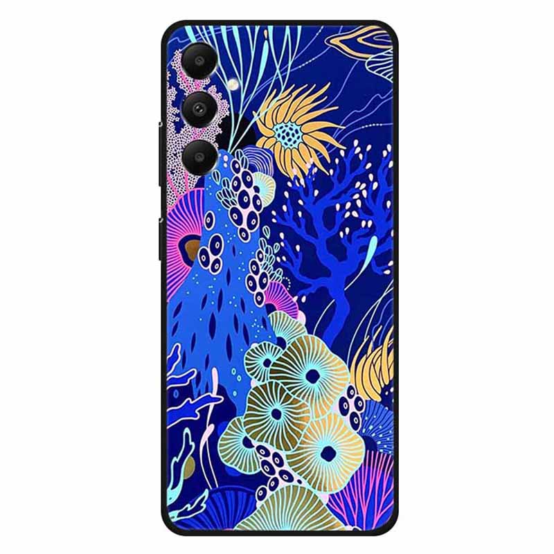 

For Samsung Galaxy A05s 4G Soft TPU Case Phone Protective Cover Pattern Printing Ocean Coral