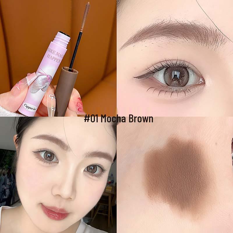 Cappuvini Velvet Mist-Dyed Long-Lasting Waterproof Eyebrow Gel - Light Brown