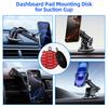 Dashboard Pad Mounting Disc for Suction Cup 3.75 Inch Large