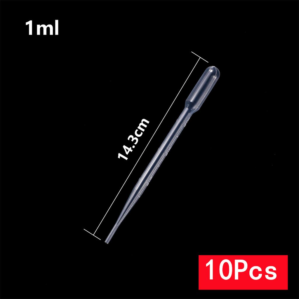 Garden Planting Plastic Pipette 0.2/0.5/1/2/3/5 /10ML Disposable Graduated Container Liquid Dropper Plant Seedling Growing Straw