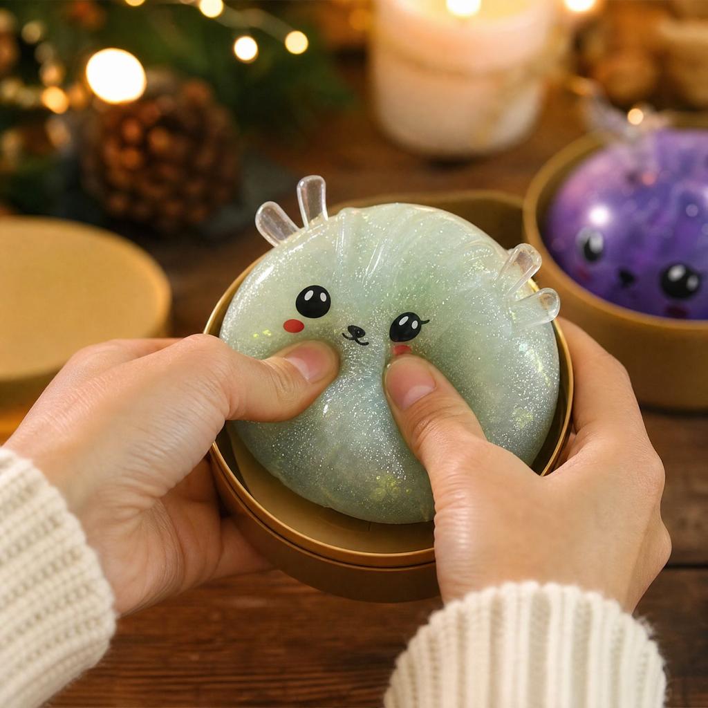 Weihnachts-Dampfbrötchen Stressball Zufällig