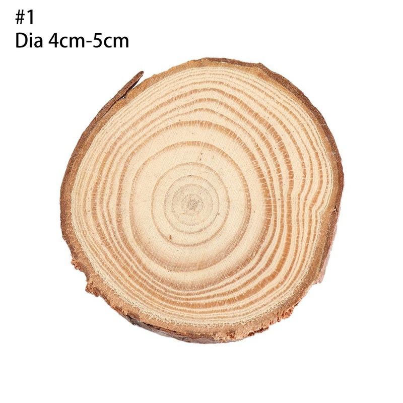 Natural Round Wood Coasters Cup Pad Tea Coffee Mug Mat Drinks Holder Table Mat Wooden Coasters DIY Crafts Home Kitchen Decor
