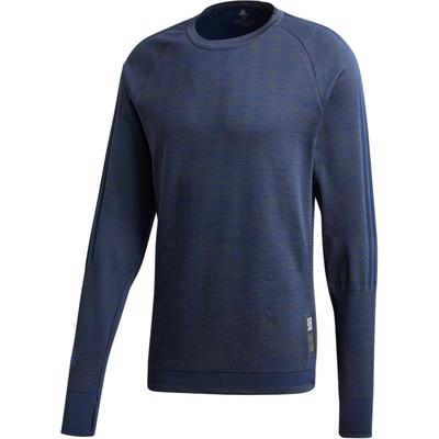 Comfortable Pullover Sports Long Sleeve T-Shirt Men Tops Blue FL6018