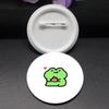 32/44/58mm Cartoon Animal Simple Drawing Badges Frog/ Cat/Squirrel/Lizard, Duck Art Brooch Backpack Decor Accessories Gifts Pins