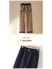 2025 New Style Velvet-Lined Winter Jeans for Middle-Aged & Elderly Women - High-Waisted, Slimming, Straight & Wide Leg.