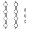 MS 92467 Exhaust Manifold Gasket Set for 1997-2015 Chevy GM LS 4.8L 6.0L GMC Chevrolet Silverado 1500 5.3L