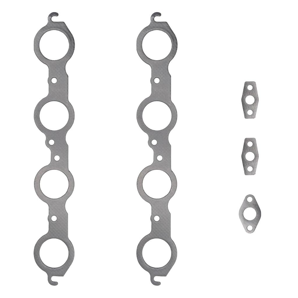 MS 92467 Exhaust Manifold Gasket Set for 1997-2015 Chevy GM LS 4.8L 6.0L GMC Chevrolet Silverado 1500 5.3L