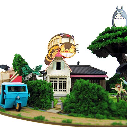 Sankei Studio Ghibli Series My Neighbor Totoro Diorama with Totoro, Paper Craft MK07-35