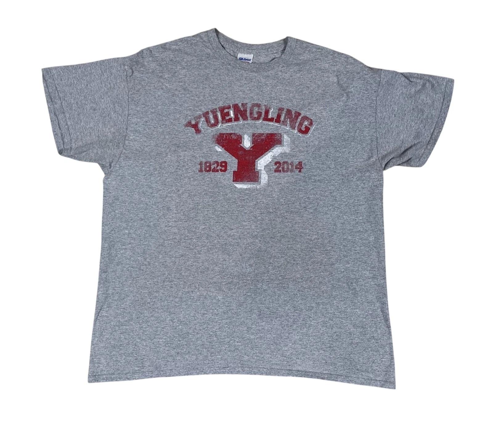 Yuengling Brewery Pottsville PA Gray Logo 2014 T-Shirt Size XL XL