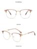2026 TR90 Ultra-light Semi-rim Browline Blue Light Blocking Business Glasses Frame