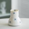 Pure hand-painted Phalaenopsis Ercai cover bowl retro underglaze color household ceramic Kung Fu tea set tea bowl teapot teacup