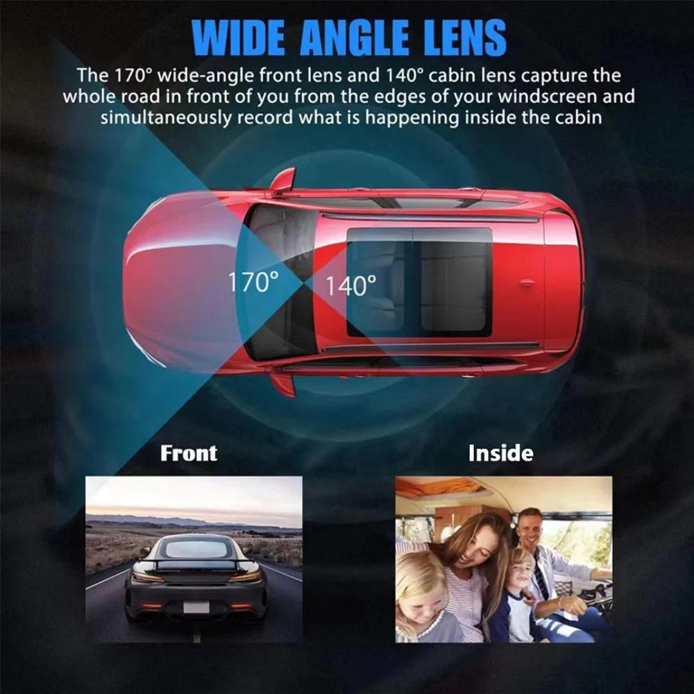 1080P Auto DVR WIFI Dash Cam für Autos Dual Kamera für Fahrzeug Recorder Video Rückansicht Kamera Auto Nachtsicht Black Box Auto Zubehör
