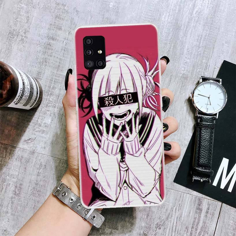 

Чехол для телефона Anime Himiko Toga Waifu для Samsung Galaxy A52 A53 A12 A13 A22 A23 A32 A33 A72 A73 A42 A02S A03S 5G A50S Samsung A13 5G