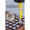 4Pcs High Hardness Alloy Steel Magnetic Spring Loaded Hexagonal Shank Screwdriver Bit For Electricians, Mechanics