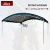 Ally Outdoor Round Arch Carport Canopy