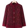 Winter Velvet Jacket Medium Stand-up Collar Top Femininity Winter Clothing Thickened Warm
