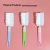 Long Handle Rotating Brush for Cleaning Glasses, Bottles, Teacups, and Baby Bottles