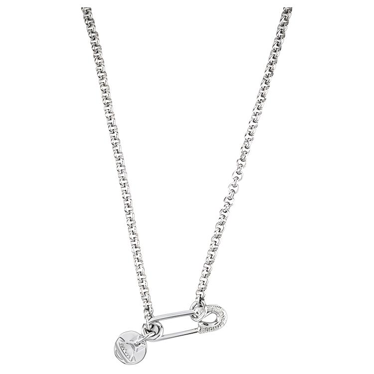 

Vivienne Westwood Imogene Paperclip Brass Necklace Men necklace Silver 6301010B02P019P019 Box