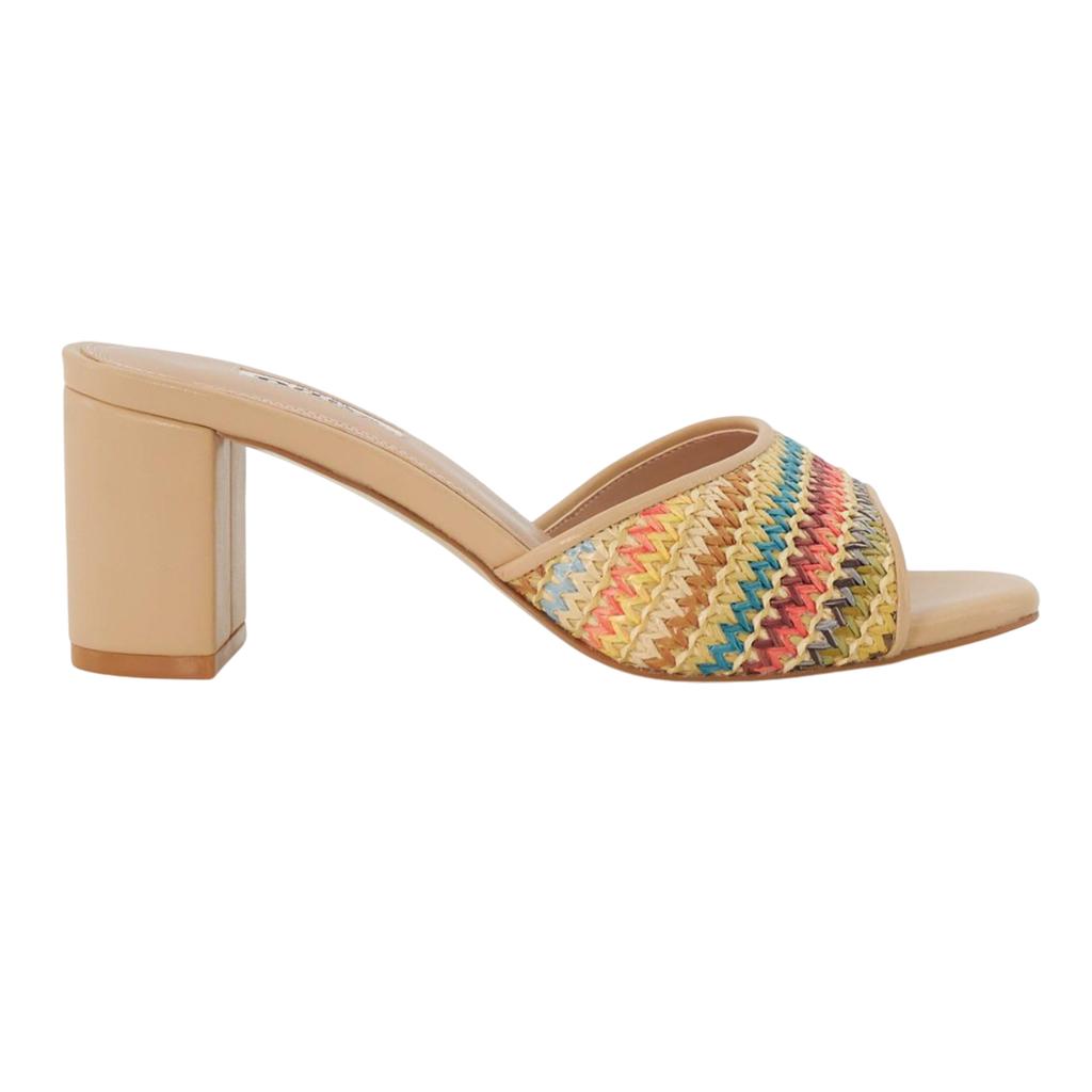 Dune London Womens/Ladies Crochet Medium Block Mule Sandals