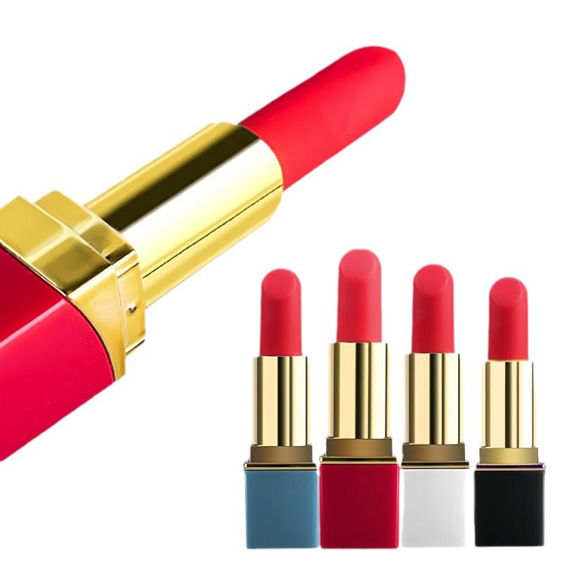 Women's Magnetic Charging Lipstick Vibrator - Mini Egg Masturbator AV Stick