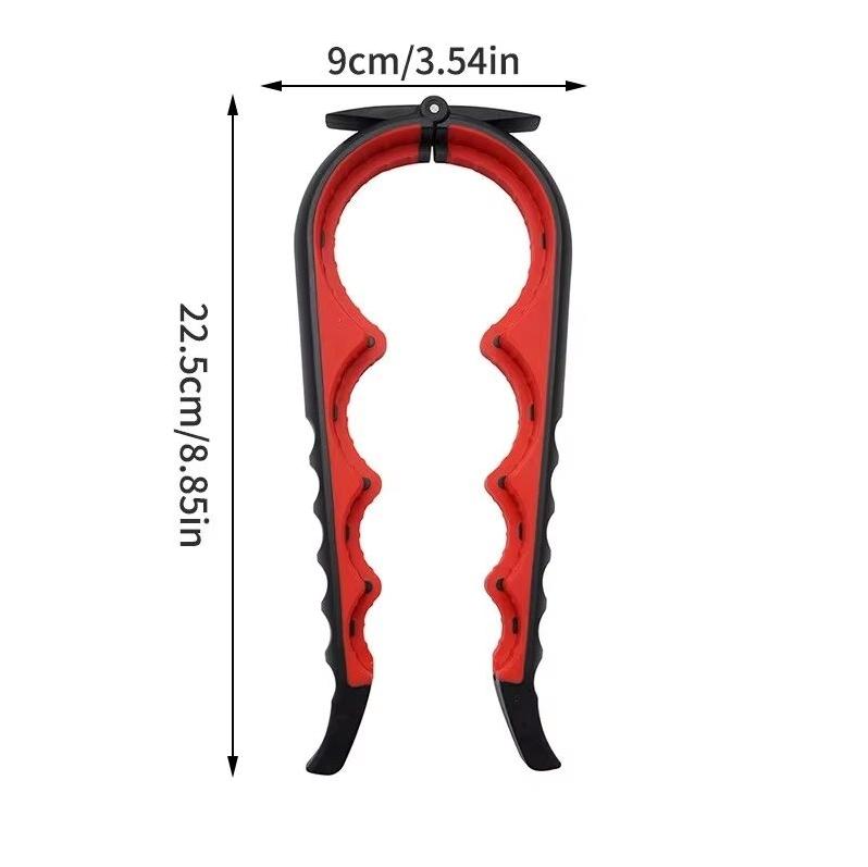 4-in-1 Multi-Function Can Opener – Bottle Cap Twister with Anti-Slip Handle for Cans & Beverages