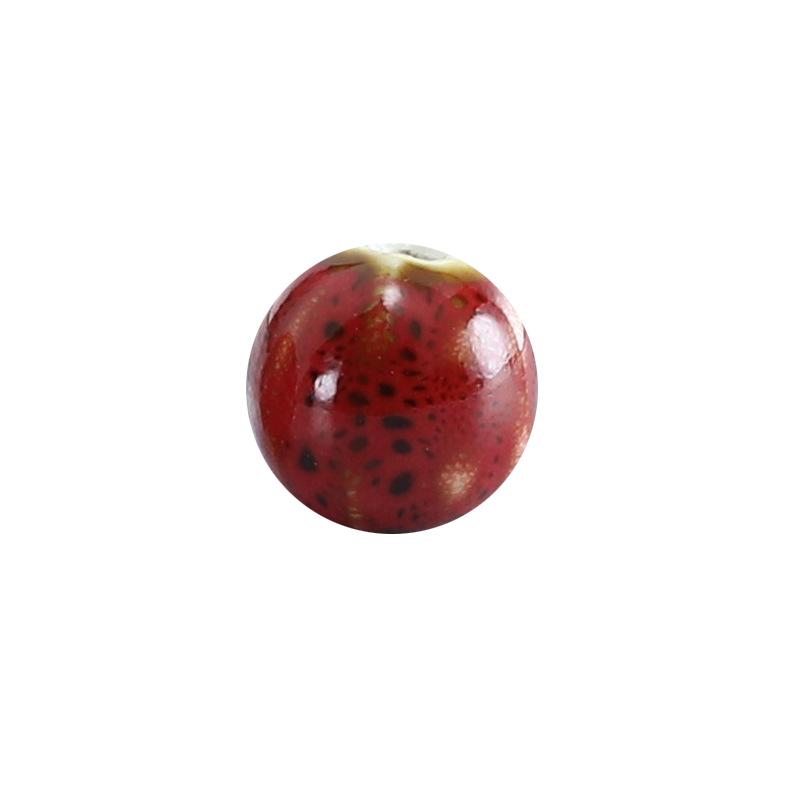 DIY Flower Glaze Watermelon Ceramic Beads – Loose Porcelain Beads for Jewelry, Clothing Accessories, Bracelet & Necklace Crafts