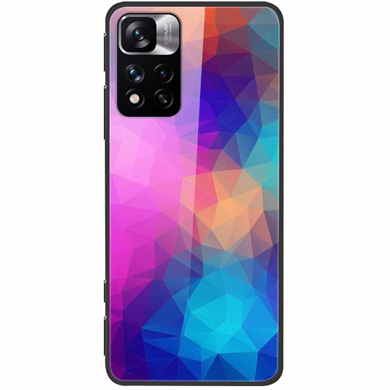 Tempered Glass Case For Xiaomi Redmi Note 11 Pro+ 5G Cover Hard Protective Funda for Redmi Note 11 Pro Plus 5G Soft Bumper 6.67