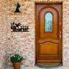 Unique Handcrafted Hummingbird Metal Sign Custom House Number Art Sturdy Indoor Outdoor Reusable Home Gift
