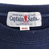 CAPTAIN SANTA made in Japan Print Long sleeve sweat trainer S Navy Men's Used