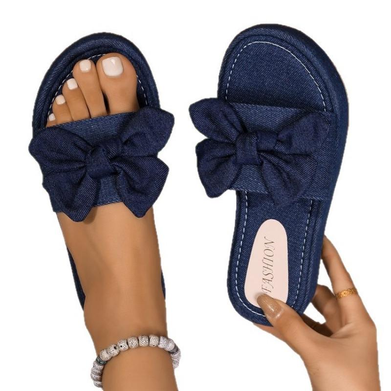 New Large-sized Thick-soled Sponge Shoes for Women One-shoulder Flip-flops