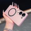 Magnetic Semi‑Transparent Matte Phone Case for Vivo Y29t 5G,Y29s 5G,Y04,Y04s Soft TPU Shockproof Cover