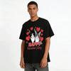 Happy Valentine's Day Cute Cat Heart Print Couple Casual Tops Pure Cotton T-shirt