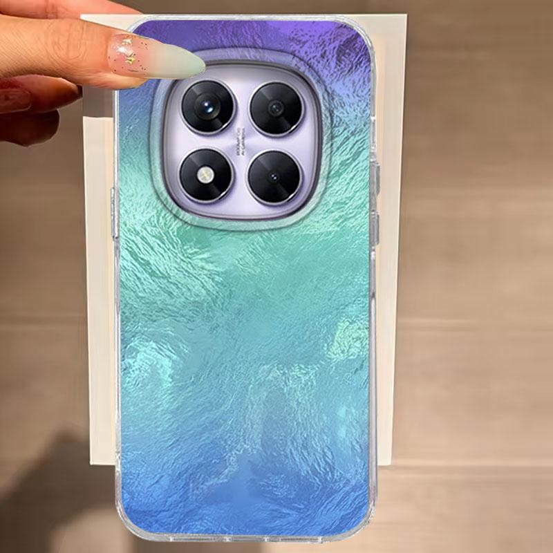 

Case For Redmi Note 14 Pro Plus 13 Pro 14S 14C 13C A3 Xiaomi 14T 13T Pro 5G Phone Cover Color Gradient Green For Redmi A5 Bags Xiaomi 14T