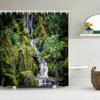 Natural Scenery Waterproof Fabric Shower Curtain Bathroom Curtains With Hooks 180X180Cm Landscape Bath Screen Home Decoration