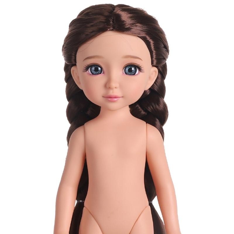 Weich berühren 12 Zoll Emaillepuppe für Mädchen ab 3 Jahren Mit wasserdichten Oberflächen und austauschbarem Modezubehör