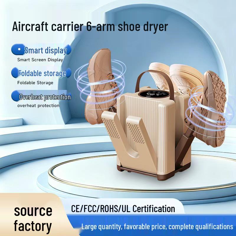 Smart Retractable Shoe Dryer & Sterilizer with Deodorizing Six-Arms