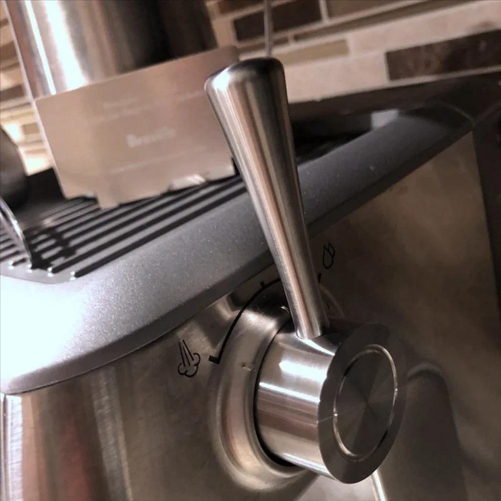 Polished Coffee Machine Knob Switch External Smooth Handle Replacement Steam Lever  Barista