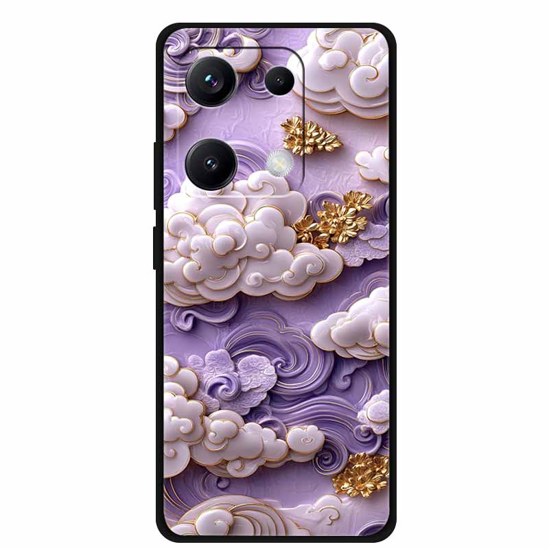 For Redmi Note 14S Case Note14S Marble Back Soft Cover Bumper TPU Phone Case For Xiaomi Redmi Note 14 S Silicone Shells Funda