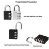 Changeabl Combination Padlock 4 Digits Code Padlock Portable Password Lock  Cabinet Locker