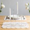 Nordic Minimalism Clear Glass Candle Holder Table Decor Party Supplies Tabletop Candle Holders Candlelight Dinner Props