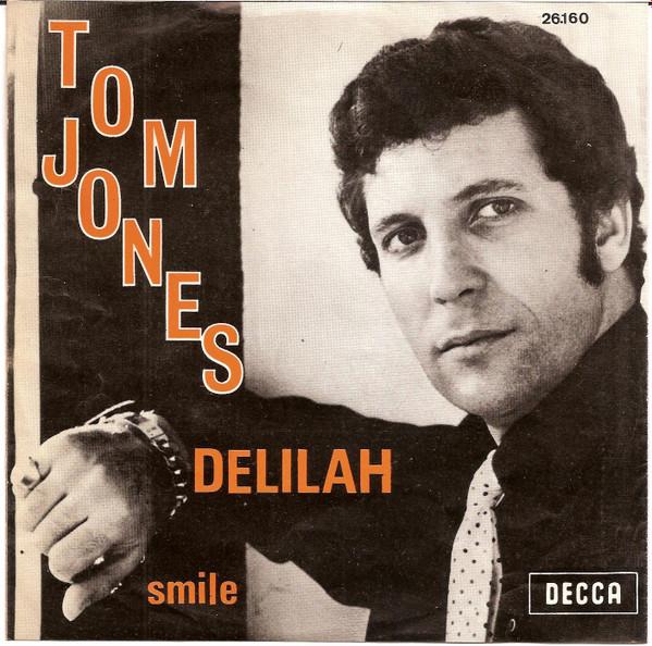

7inch Record TOM JONES - Delilah 26160 Decca 1968 Belgium Pop Used