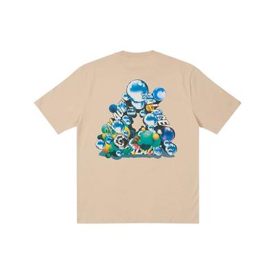 FW21 Blubberndes T-Shirt Unisex Oberteile Braun P21TS201