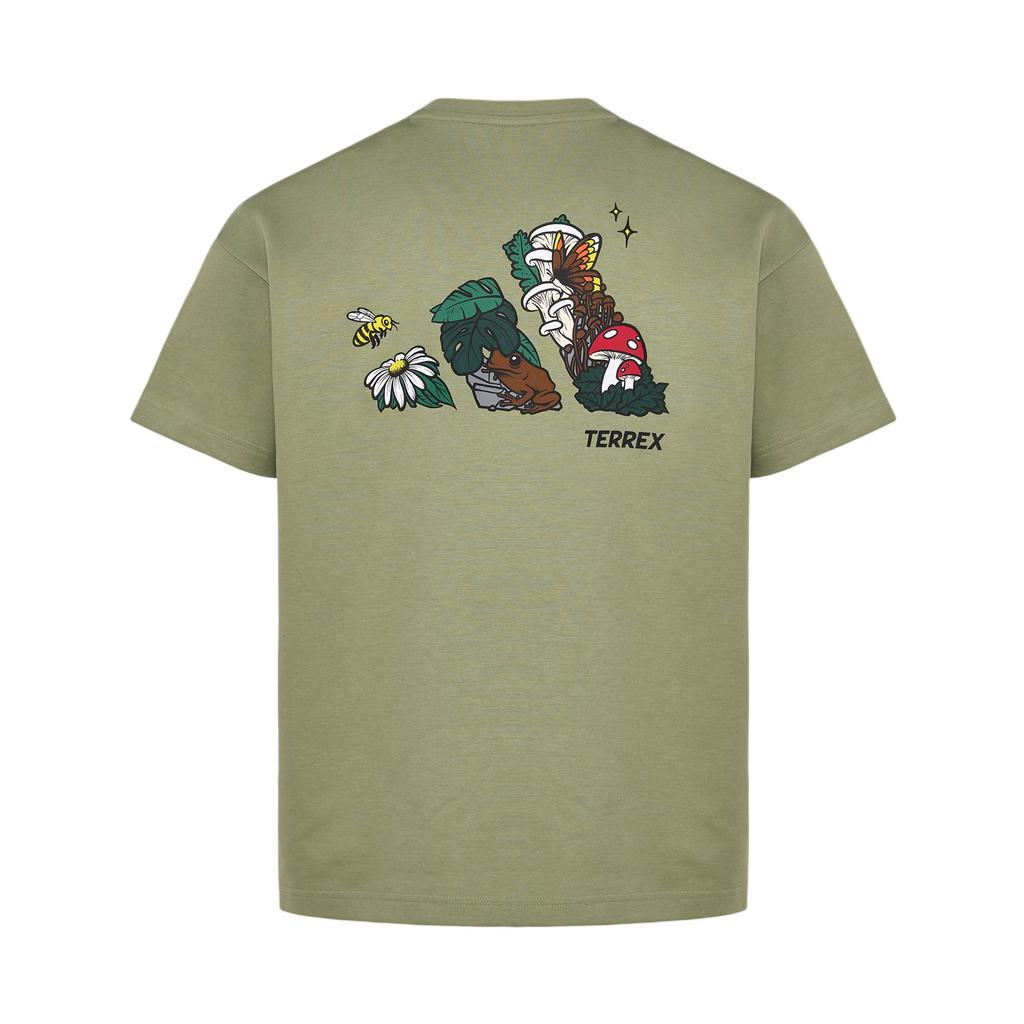 Adidas Terrex XPLORIC NATURE T Shirt Unisex Tent Green KG3847